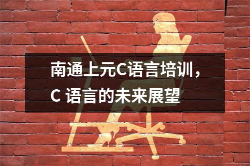 南通上元C语言培训,C 语言的未来展望