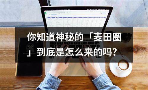 你知道神秘的「麦田圈」到底是怎么来的吗?