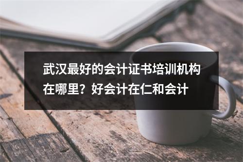 武汉最好的会计证书培训机构在哪里?好会计在仁和会计