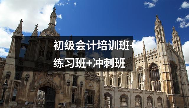 初级会计培训班+练习班+冲刺班