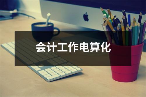 会计工作电算化