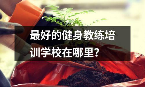 最好的健身教练培训学校在哪里?
