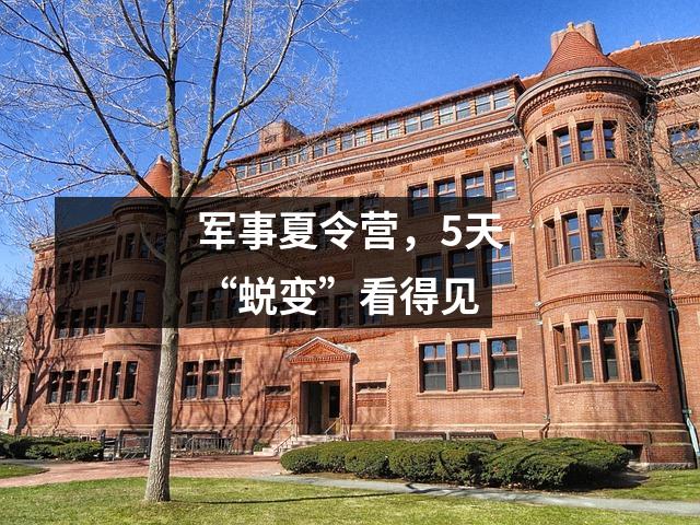 军事夏令营,5天“蜕变”看得见