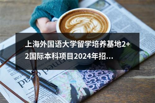 上海外国语大学留学培养基地2+2国际本科项目2024年招生简章