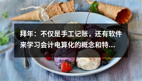 拜年:不仅是手工记账,还有软件来学习会计电算化的概念和特点