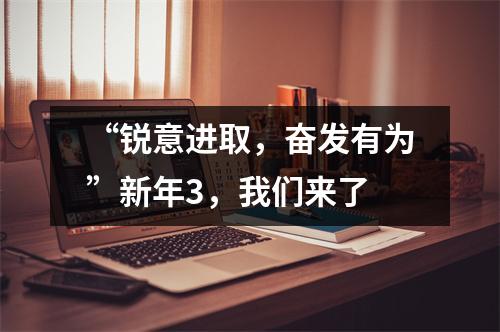 “锐意进取,奋发有为”新年3,我们来了