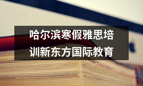 哈尔滨寒假雅思培训新东方国际教育