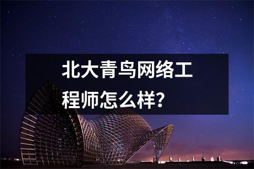 北大青鸟网络工程师怎么样?
