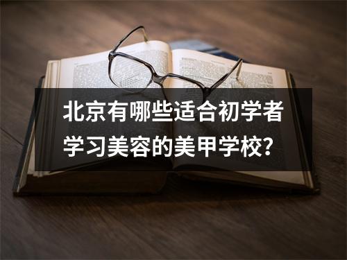 北京有哪些适合初学者学习美容的美甲学校?