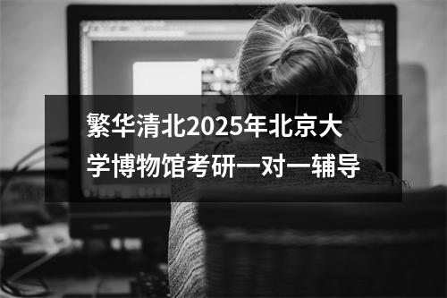 繁华清北2025年北京大学博物馆考研一对一辅导