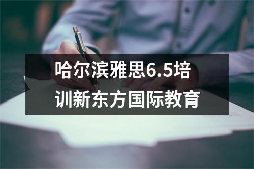 哈尔滨雅思6.5培训新东方国际教育