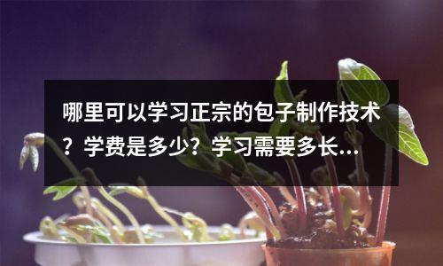哪里可以学习正宗的包子制作技术?学费是多少?学习需要多长时间?