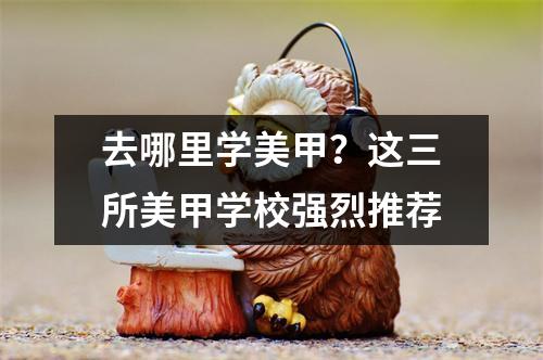 去哪里学美甲?这三所美甲学校强烈推荐