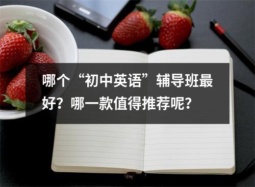 哪个“初中英语”辅导班最好?哪一款值得推荐呢?