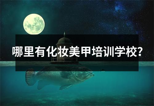 哪里有化妆美甲培训学校?