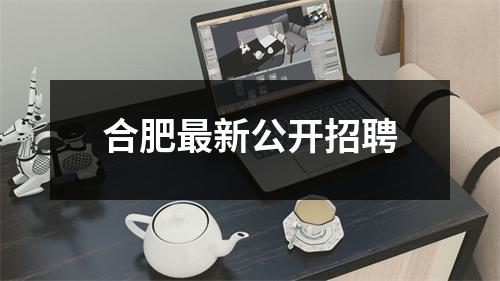 合肥最新公开招聘
