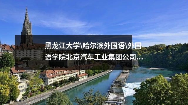 黑龙江大学\哈尔滨外国语\外国语学院北京汽车工业集团公司职工大学