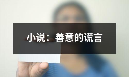 小说:善意的谎言