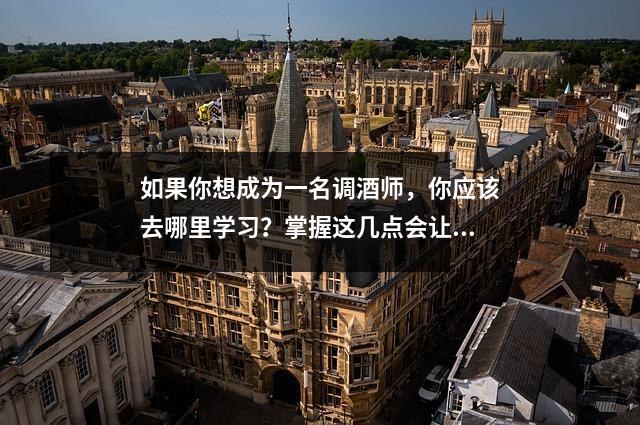 如果你想成为一名调酒师,你应该去哪里学习?掌握这几点会让你成为一名很酷的调酒师。