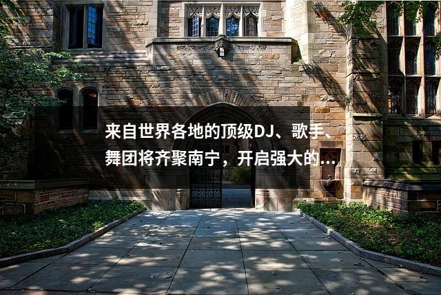 来自世界各地的顶级DJ、歌手、舞团将齐聚南宁，开启强大的电音模式