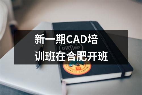 新一期CAD培训班在合肥开班