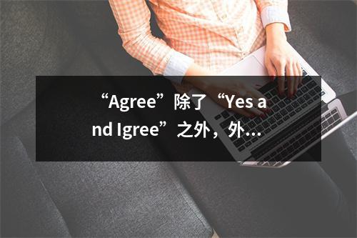 “Agree”除了“Yes and Igree”之外,外国人还会说什么呢?