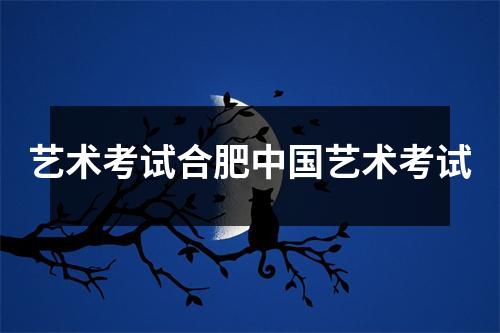 艺术考试合肥中国艺术考试