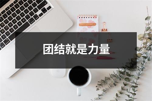 团结就是力量