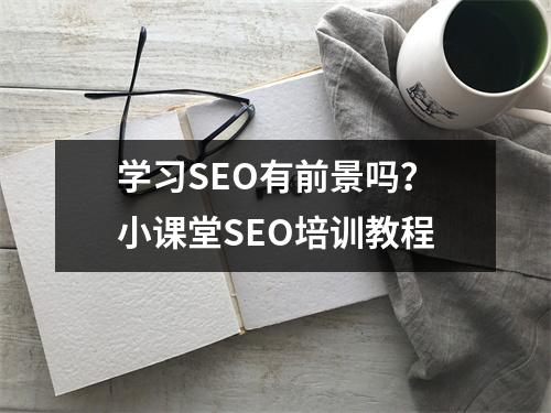 学习SEO有前景吗?小课堂SEO培训教程