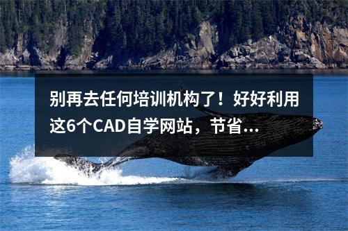 别再去任何培训机构了!好好利用这6个CAD自学网站,节省大量培训费用