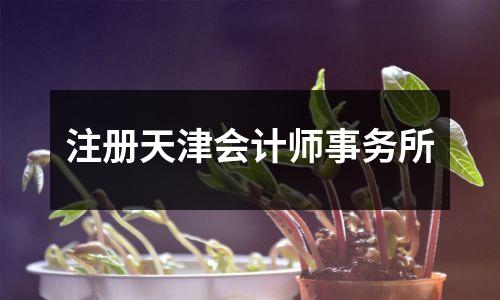 注册天津会计师事务所
