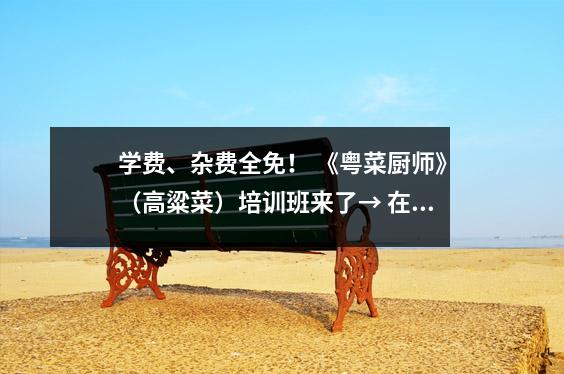 学费、杂费全免! 《粤菜厨师》(高粱菜)培训班来了→ 在家学手艺