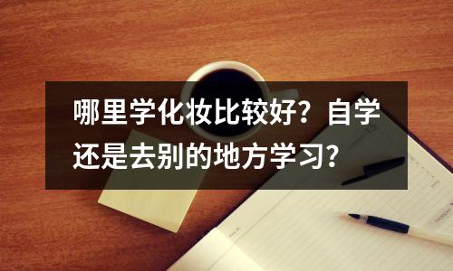 哪里学化妆比较好?自学还是去别的地方学习?