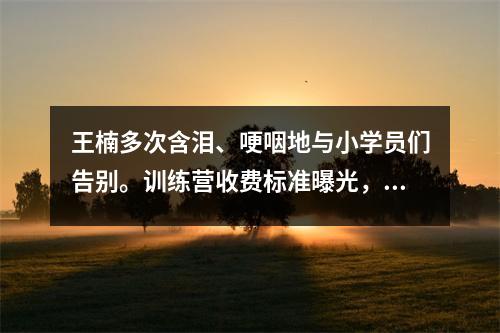 王楠多次含泪、哽咽地与小学员们告别。训练营收费标准曝光,被赞物超所值。