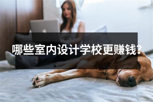 哪些室内设计学校更赚钱?