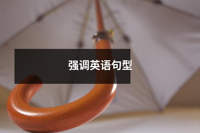 强调英语句型