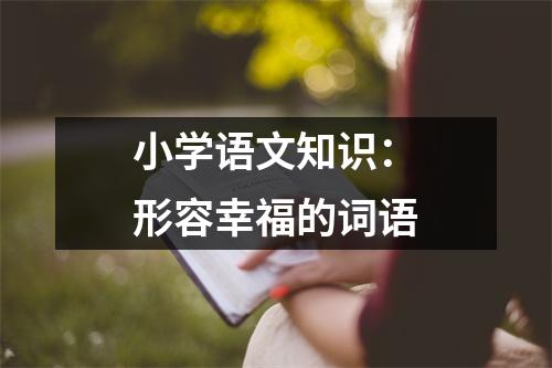 小学语文知识:形容幸福的词语
