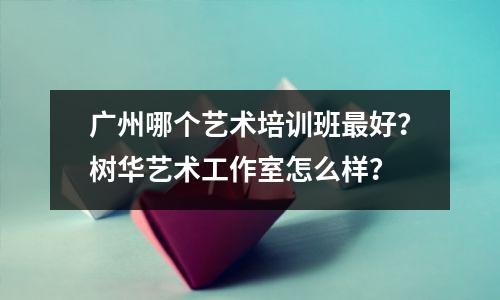 广州哪个艺术培训班最好?树华艺术工作室怎么样?