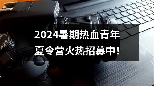 2024暑期热血青年夏令营火热招募中!