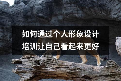 如何通过个人形象设计培训让自己看起来更好