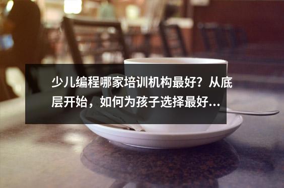 少儿编程哪家培训机构最好?从底层开始,如何为孩子选择最好的伴侣!