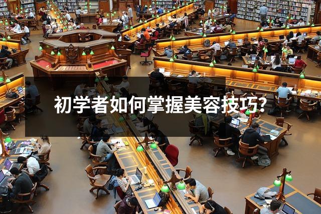 初学者如何掌握美容技巧？
