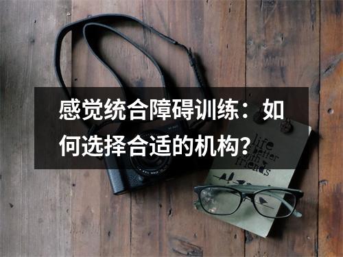 感觉统合障碍训练:如何选择合适的机构?