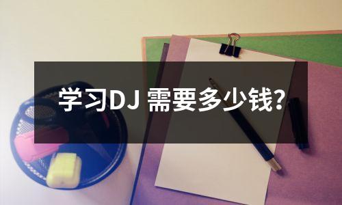 学习DJ 需要多少钱?