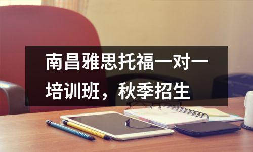 南昌雅思托福一对一培训班，秋季招生