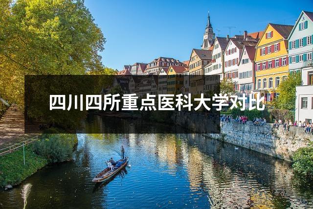 四川四所重点医科大学对比