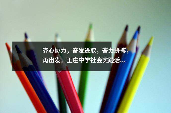 齐心协力，奋发进取，奋力拼搏，再出发。王庄中学社会实践活动纪实