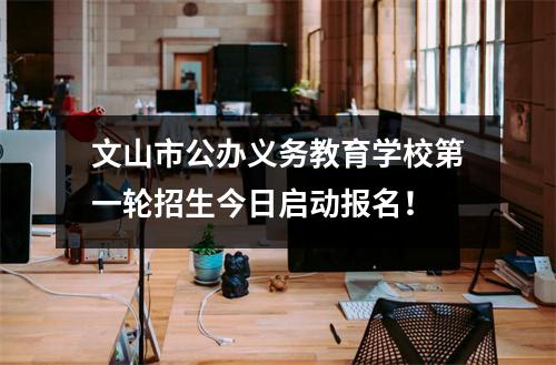 文山市公办义务教育学校第一轮招生今日启动报名！