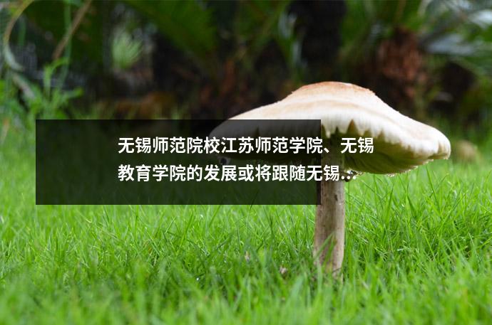 无锡师范院校江苏师范学院、无锡教育学院的发展或将跟随无锡师范学院