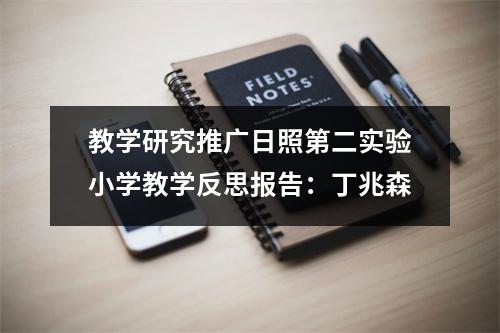 教学研究推广日照第二实验小学教学反思报告：丁兆森
